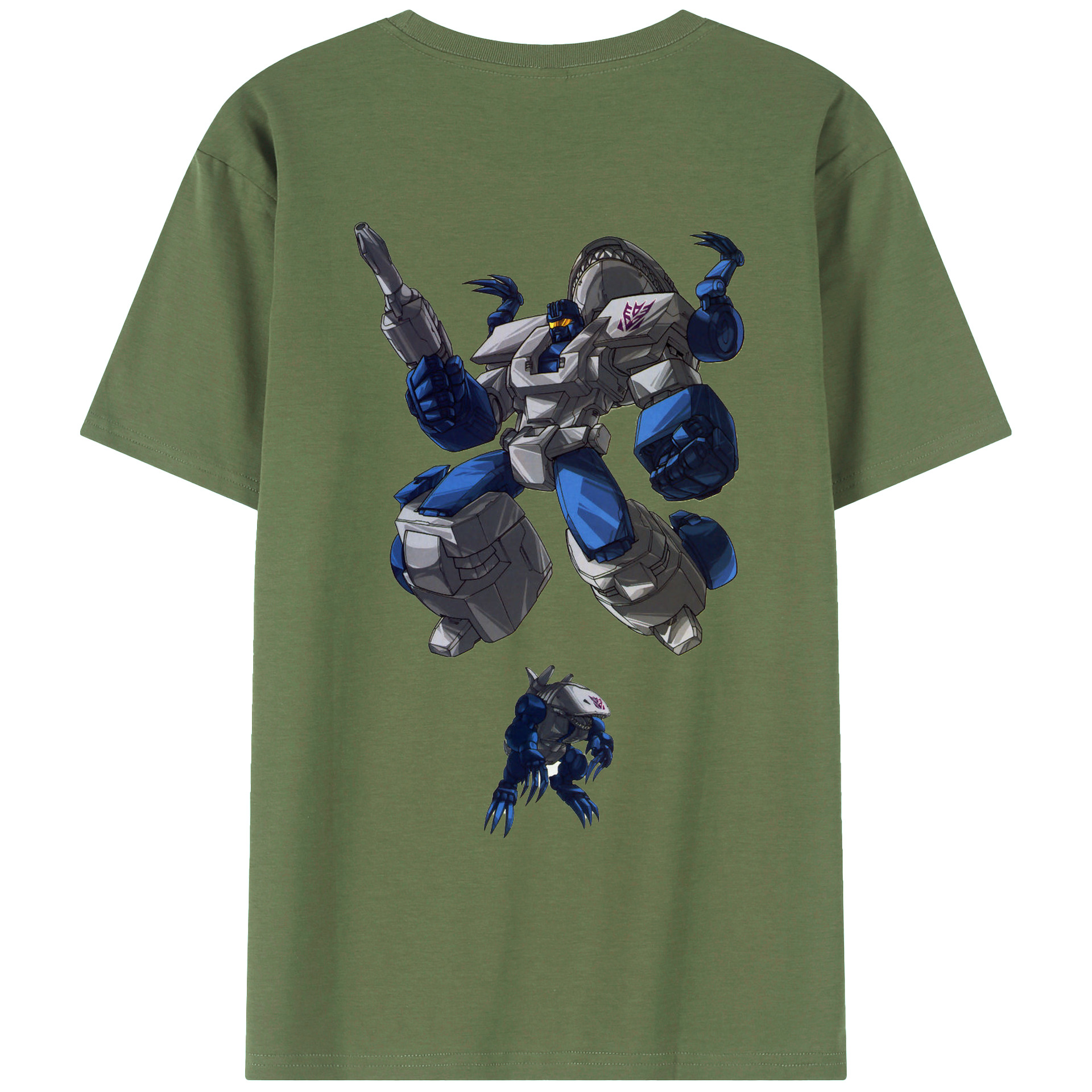 （画像用）  綿100％ メンズ半袖Tシャツ（バックプリント） 通気性